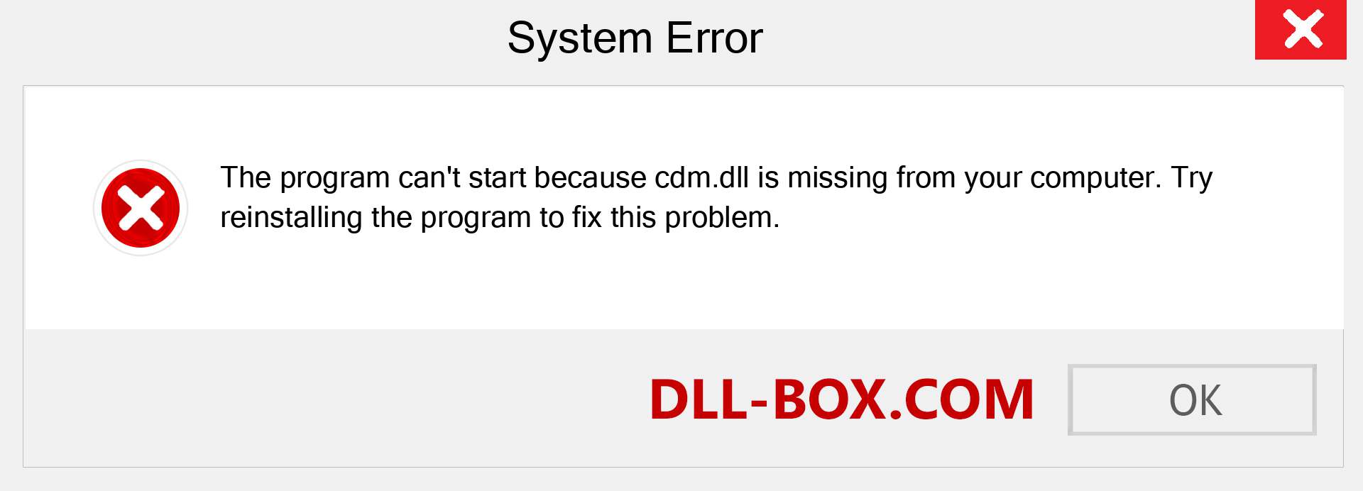  cdm.dll file is missing?. Download for Windows 7, 8, 10 - Fix  cdm dll Missing Error on Windows, photos, images